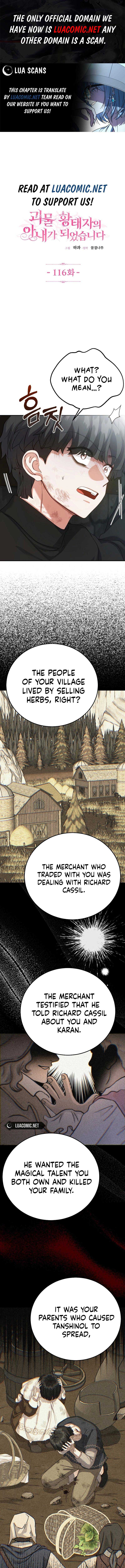 I Became The Wife Of The Monstrous Crown Prince Chapter 116 1